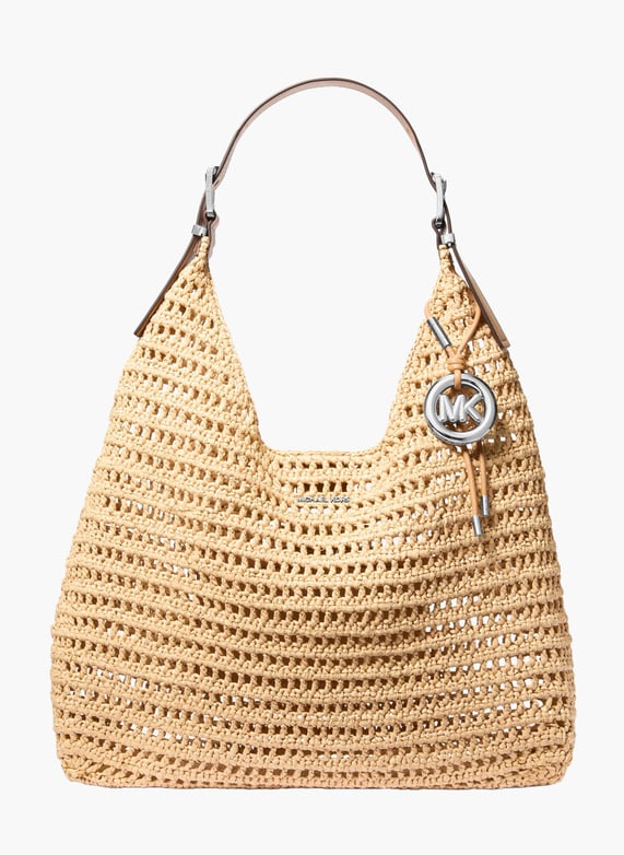 Grand sac porté épaule Nolita en crochet | Marron MICHAEL KORS Femme